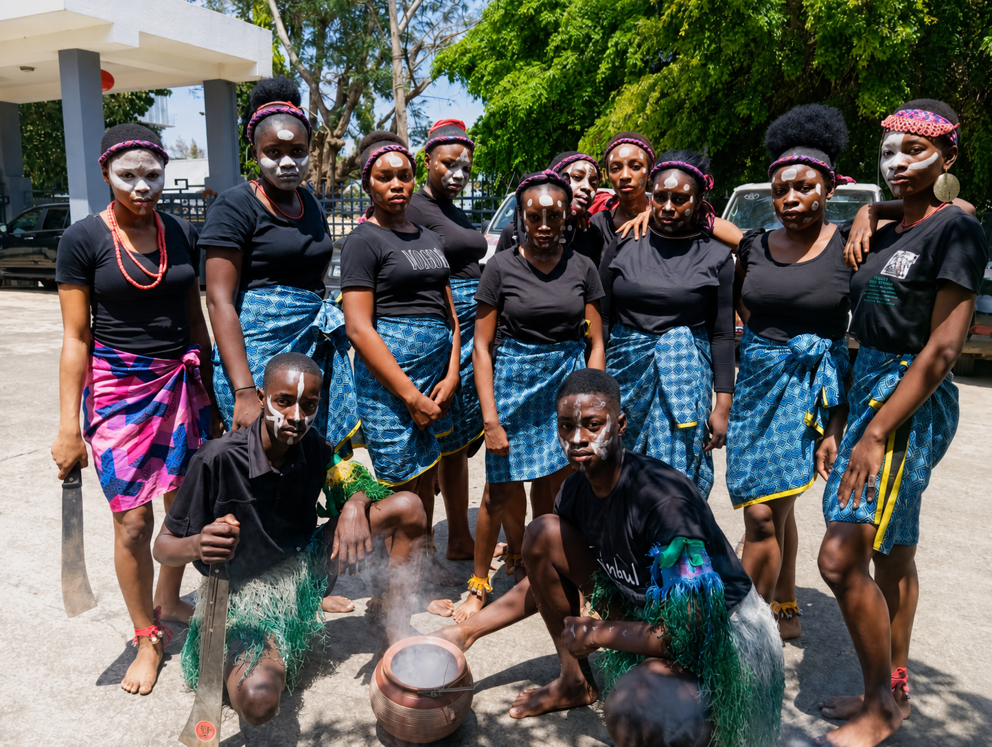 Ben Nice students celebrating Cultural Day